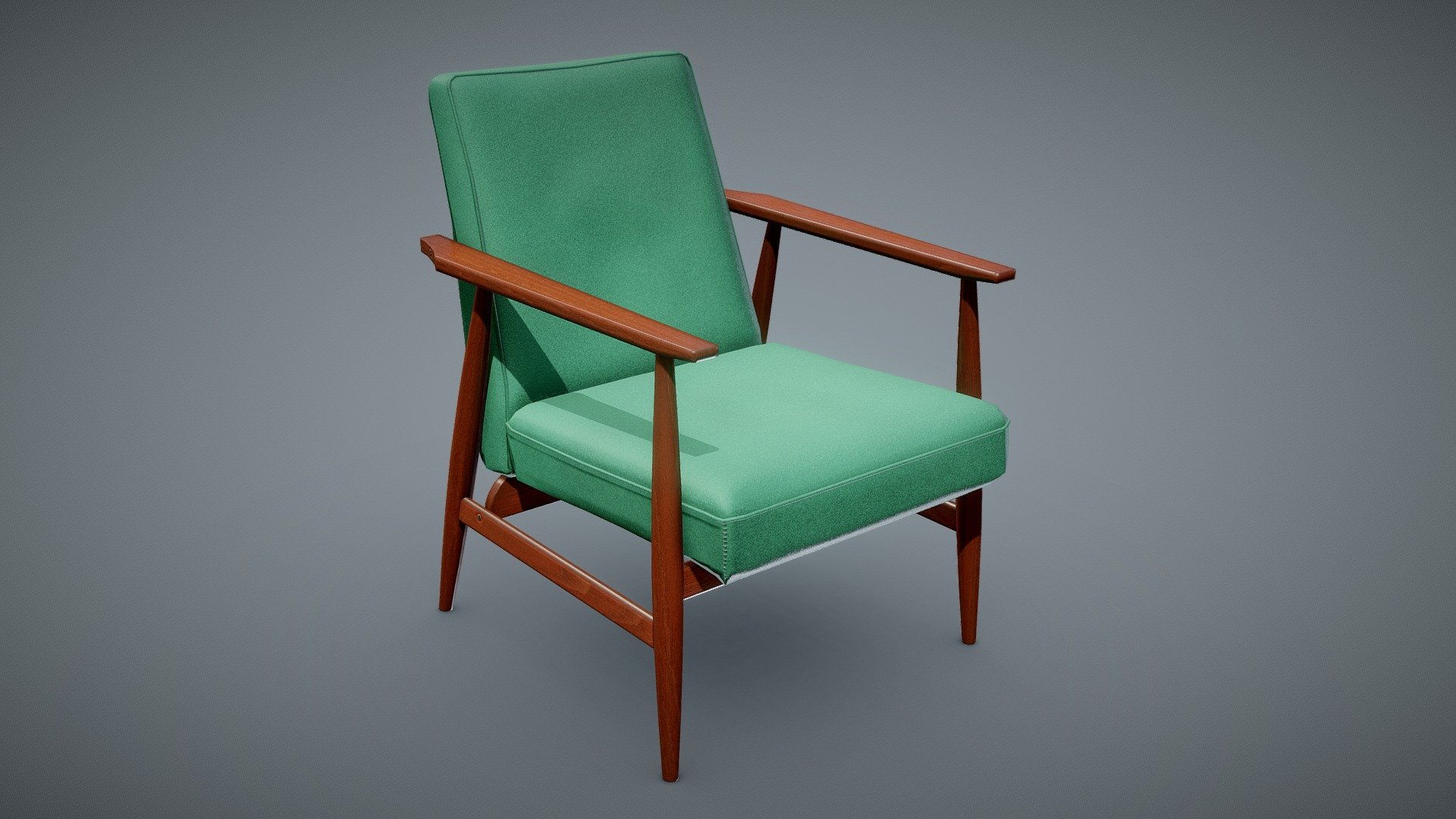 Additional file contains manually made LODs in 4 stages and custom collider in .fbx, gltf. and .obj formats as well as 2k texture sets for Unity5, Unity HDRP, UnrealEngine4, PBR Metal Roughness - Soviet Armchair Lisek Green - Buy Royalty Free 3D model by NollieInward 3d model