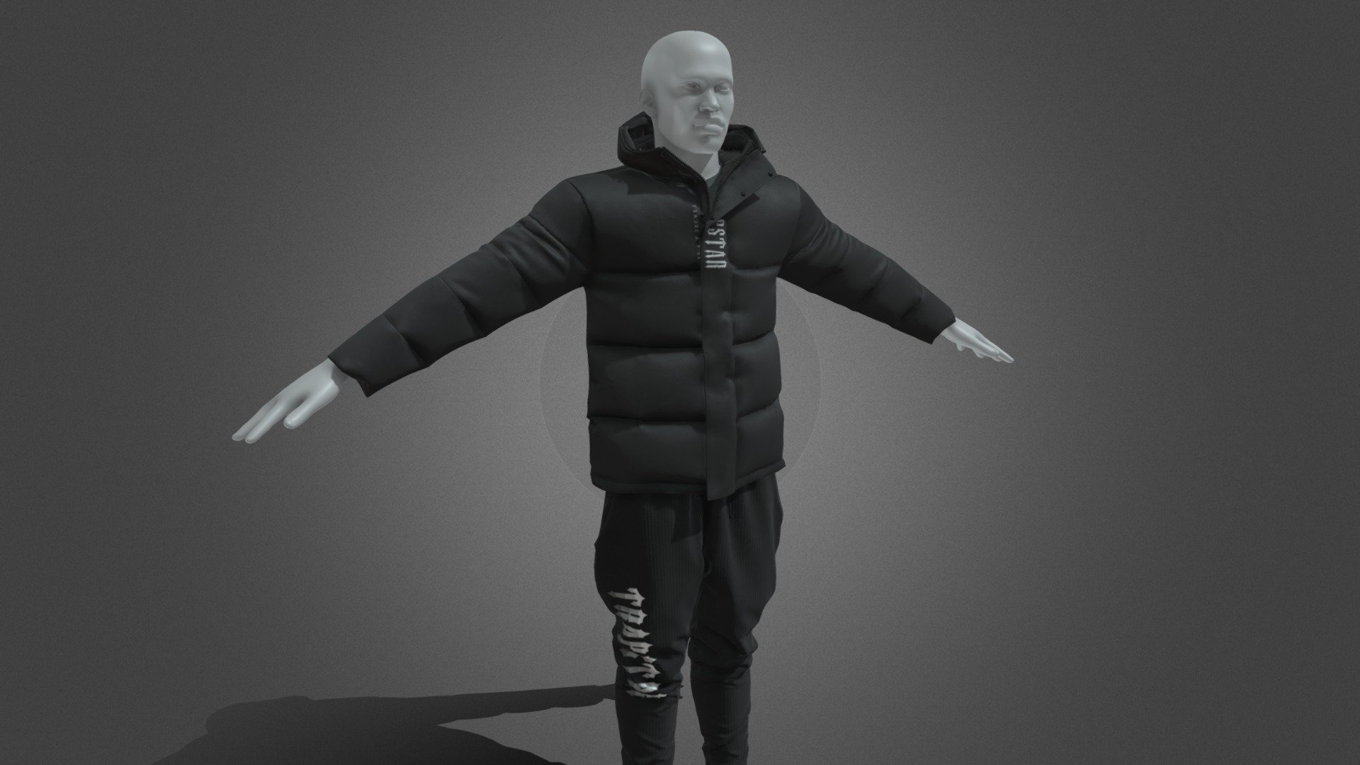 TrapStar - Jacket and Pants 4K - Buy Royalty Free 3D model by Tiberiu Irimia (@Tiberiu_Irimia) 3d model
