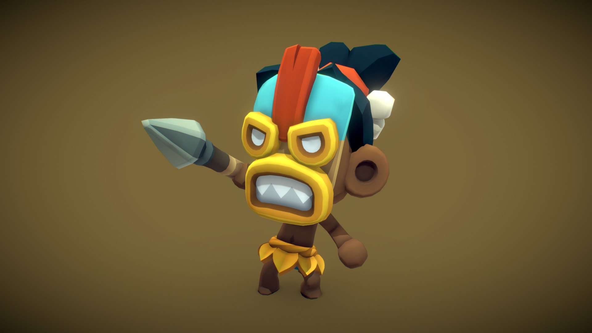 This little fella is part of the Jungle Theme Set.

This model is also included in the Cube World Full Set - Jungle Monster 2 - Proto Series - 3D model by BitGem 3d model
