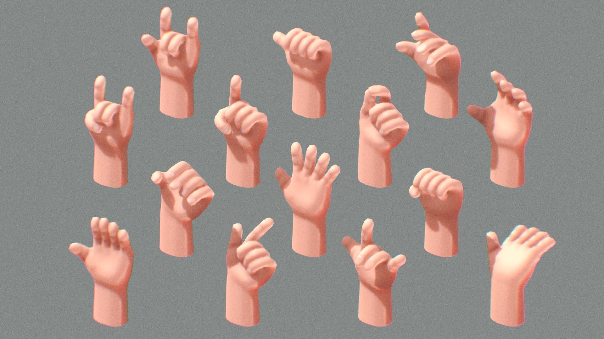 They are a little cute and not perfect, maybe it will work for your project. ¯_(ツ)_/¯

If you post your work on instagram please tag me, I want to see how you use my 3d models. @leo_isidrobyme ༼ つ ◕_◕ ༽ つ - NOT PERFECT HANDS PACK - Buy Royalty Free 3D model by Leo Isidro (@leo.isidro3) 3d model