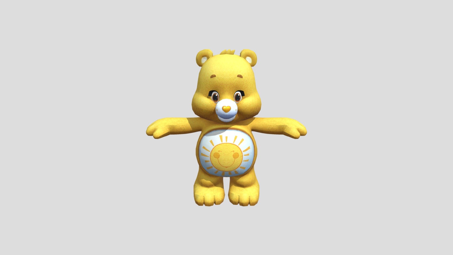 Mobile - Care Bears Music Band - Funshine Bear - 3D model by anderlenolan 3d model