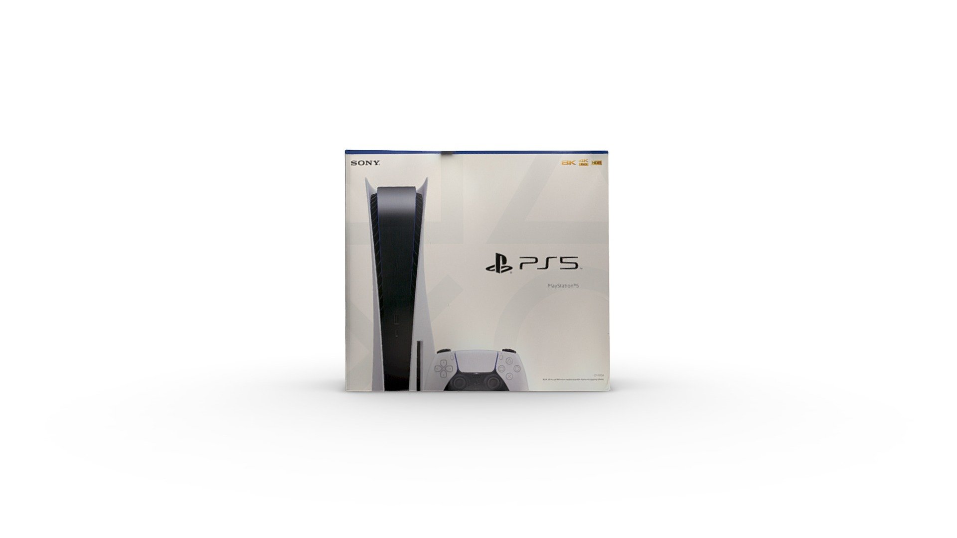 3D Scan of a PlayStation 5 box

PS5™ console Experience lightning fast loading with an ultra-high speed SSD, deeper immersion with support for haptic feedback, adaptive triggers and 3D Audio, and an all-new generation of incredible PlayStation games 3d model