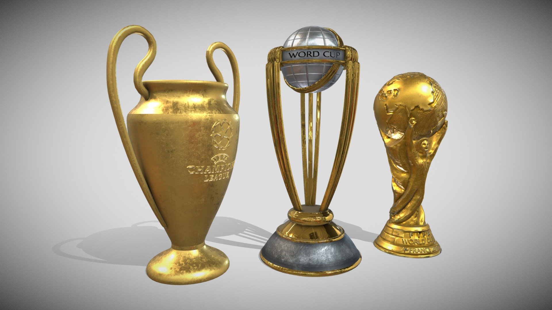 Specular Glossiness Workflow - 3 Material 2k - Sport Cups - Buy Royalty Free 3D model by Francesco Coldesina (@topfrank2013) 3d model