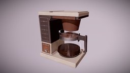 Coffee Maker school, vintage, unreal, classroom, aaa, nostalgia, realistic, highschool, game-ready, unreal-engine, ue4, 90s, coffee-maker, coffee-machine, coffee-pot, unity, pbr, vintage-electronics