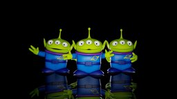 Aliens toy, pixar, disney, alien, toystory, substancepainter, substance