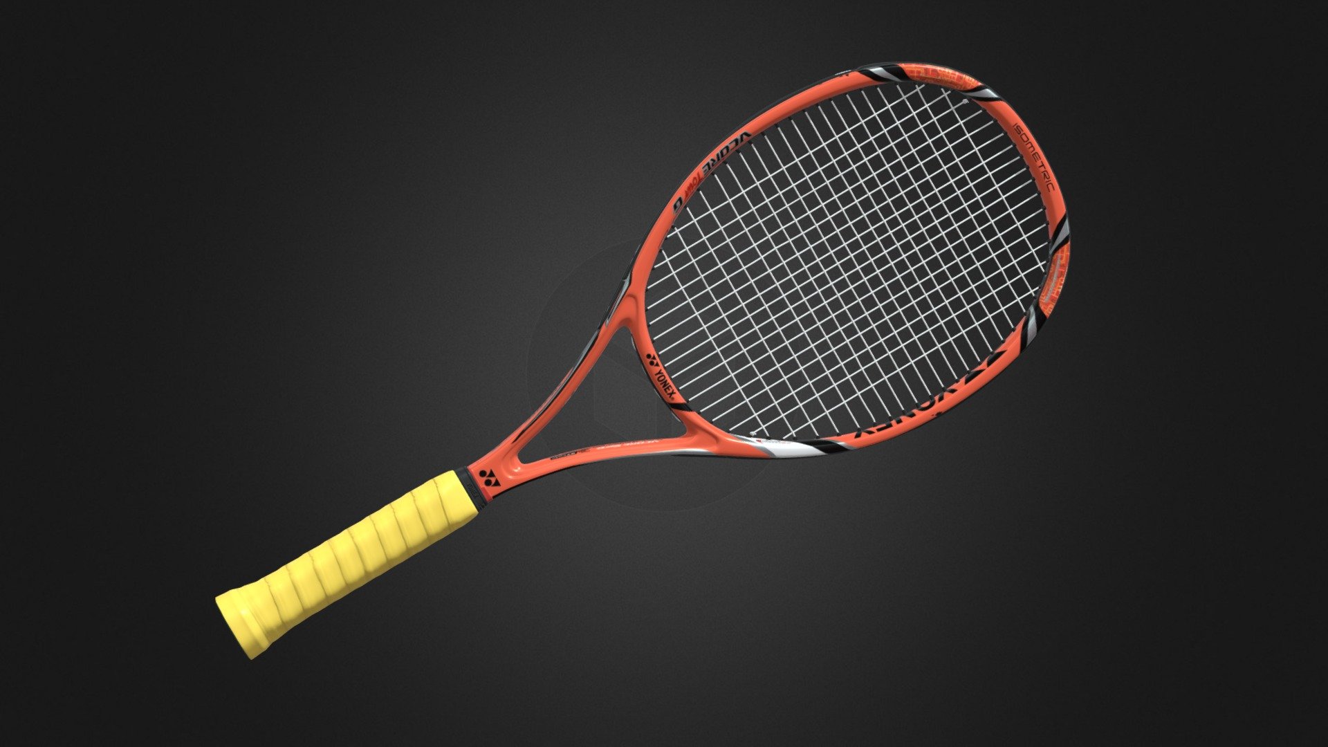 Tennis Racket - 3D model by monostudio 3d model