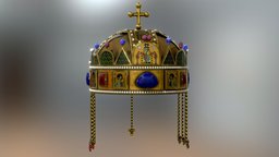 Holy Crown of Hungary empire, crown, eastern, king, roman, hungarian, hungary, byzantine, 12thcentury, constantinople, noai, byzantinecrown, byzantinemade, byzantineempire, hungariancrown, hungarianking