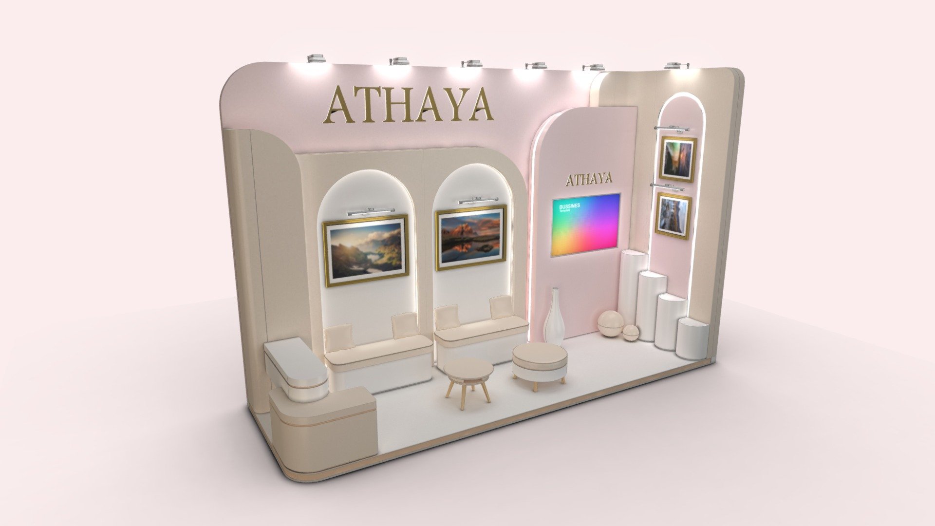 Exhibition - Stand / booth / stall  - Design

12 Sqm / 6x2m / 2 Exposed sides

Format: 

1. Autodesk 3Ds max 2020 / V ray 5

2. Autodesk 3Ds max 2017 / Default scanline

3. Obj Format





EXHIBITION STAND_2204_obj standard map




EXHIBITION STAND_2204_obj V ray complete map



4. Fbx format





EXHIBITION STAND_2204_fbx standard map




EXHIBITION STAND_2204_fbx V ray complete map



Unit: cm

thank you for visiting

If you are interested in other models, please visit my collection



EXHIBITION STAND 36 Sqm
https://sketchfab.com/fasih.lisan/collections/exhibition-stand-36-sqm-34b6419aa7ec4556b18d8a381c51db77

EXHIBITION STAND 18 Sqm
https://sketchfab.com/fasih.lisan/collections/exhibition-stand-18-sqm-9a22add1012e4c36961b6e1db26a0280

EXHIBITION STAND 9 sqm
https://sketchfab.com/fasih.lisan/collections/exhibition-stand-9-sqm-2afc738a25634768ba5335da876876f2 - EXHIBITION STAND 2204 12 Sqm - Buy Royalty Free 3D model by fasih.lisan 3d model