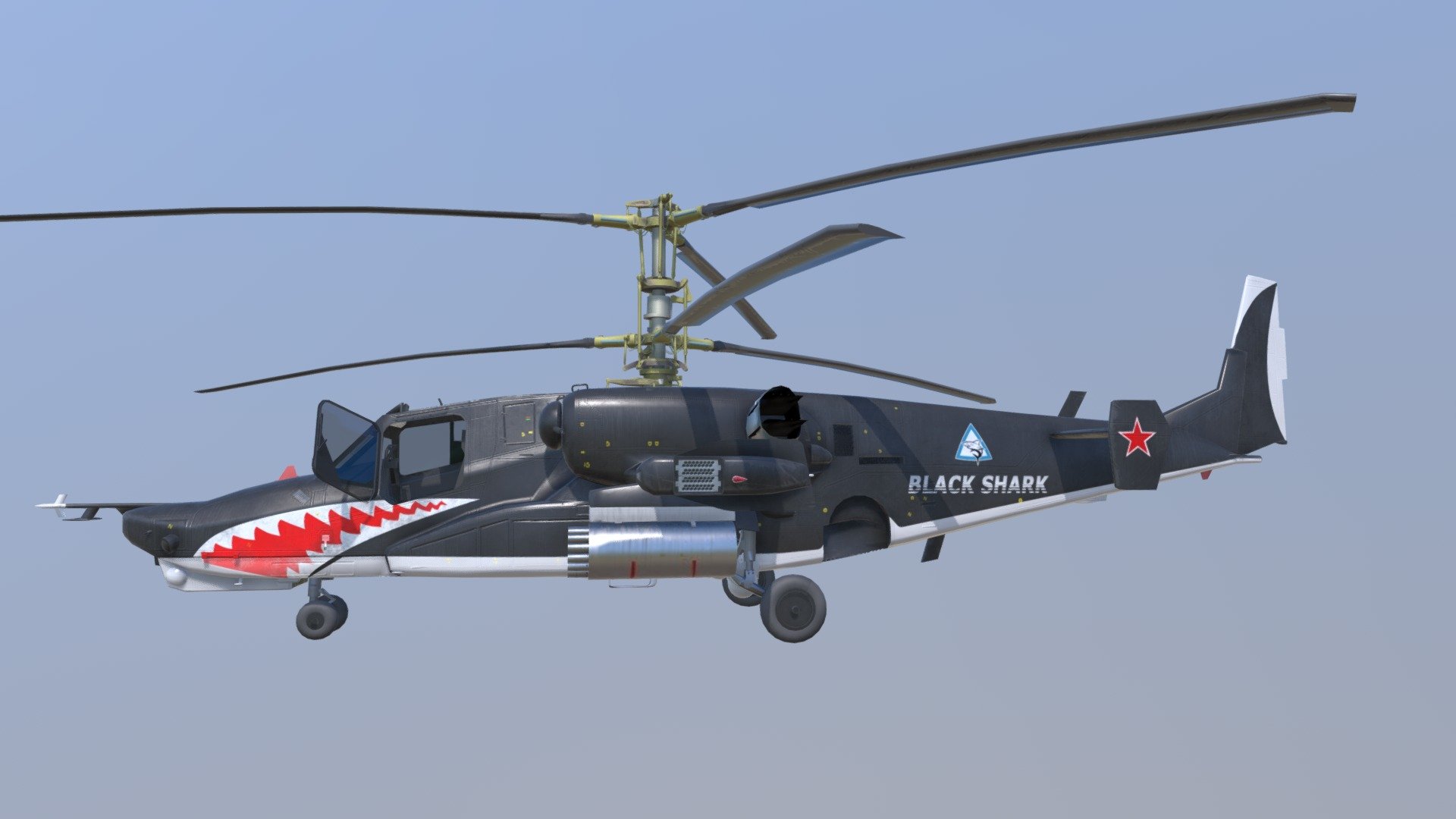 Ka-50 Black Shark model - Ka-50 Black Shark - 3D model by aston-m777 3d model