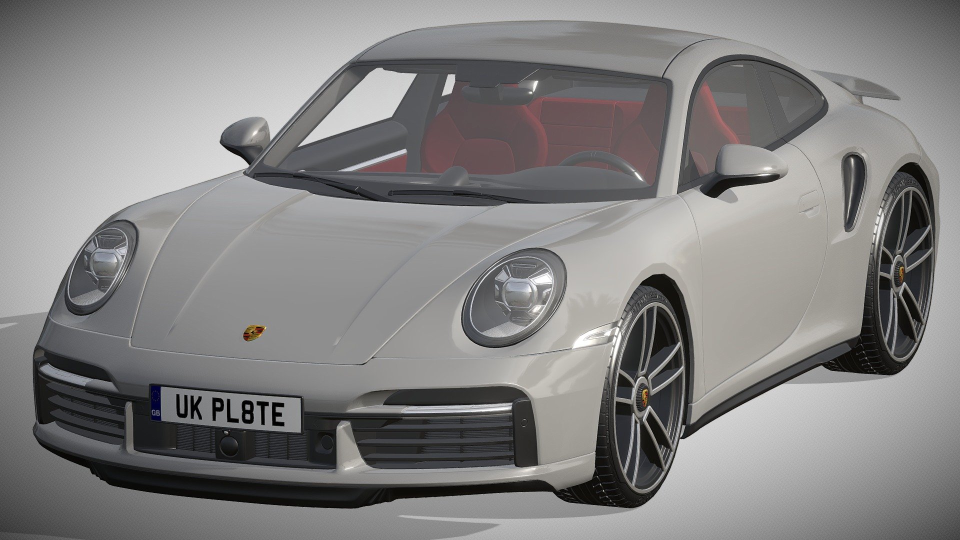 Porsche 911 Turbo S

https://www.porsche.com/usa/models/911/911-turbo-models/911-turbo-s/

Clean geometry Light weight model, yet completely detailed for HI-Res renders. Use for movies, Advertisements or games

Corona render and materials

All textures include in *.rar files

Lighting setup is not included in the file! - Porsche 911 Turbo S 2021 - Buy Royalty Free 3D model by zifir3d 3d model