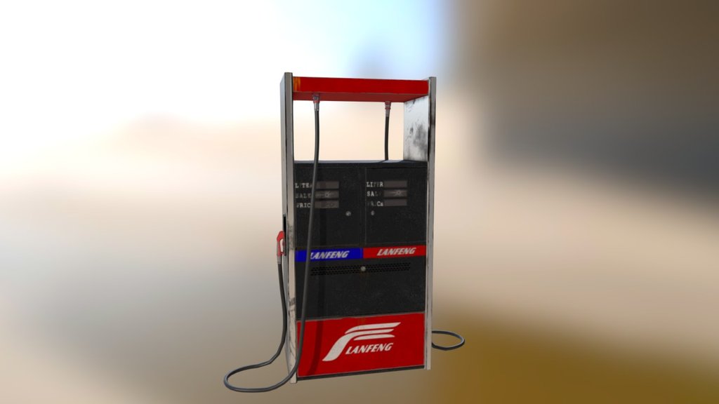 Gas station - Download Free 3D model by Osho (@Crysis007-94) 3d model