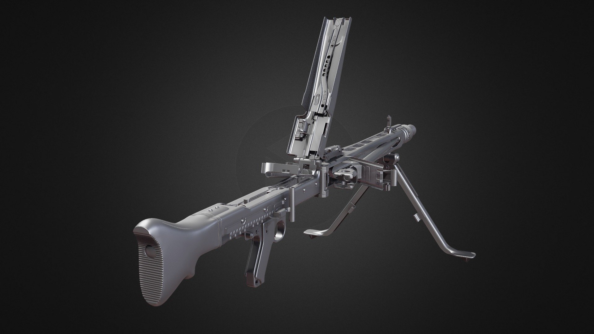 mauser-20170128

model for experiencing the subdivision modeling - MG42-Highpoly - 3D model by eraHalo 3d model