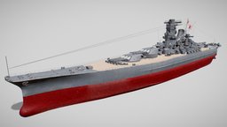 Yamato Class battleship, japan, ww2, aa, wwii, yamato, artillery, warship, naval, dreadnought, world-war-ii, ijn, military-vehicle, world-war-2, weapon, military, ship, navy, japanese, imperial-japanese-navy, battleship-yamato, aa-gun, yamato-battleship