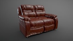 Sofa sofa, leather, couch, brown, furniture, substance