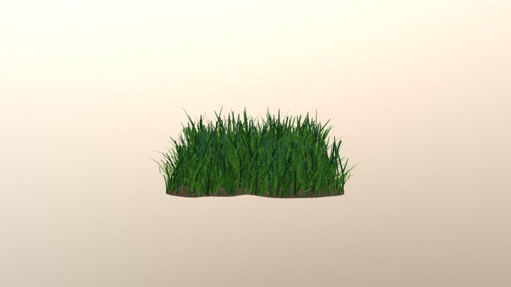 for Visual Imaging Final Project - Grass - Download Free 3D model by Pippen (@abstractboy) 3d model