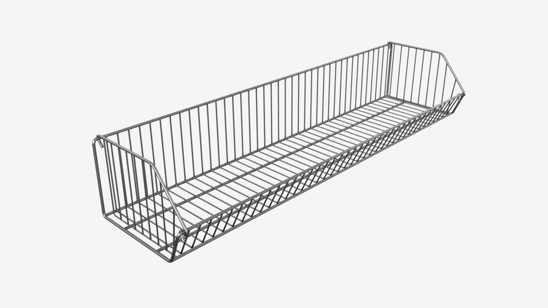 Store Wire Basket Shelf - Buy Royalty Free 3D model by HQ3DMOD (@AivisAstics) 3d model