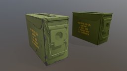 Ammo boxes, Old and New ammo, box, ammunition, military