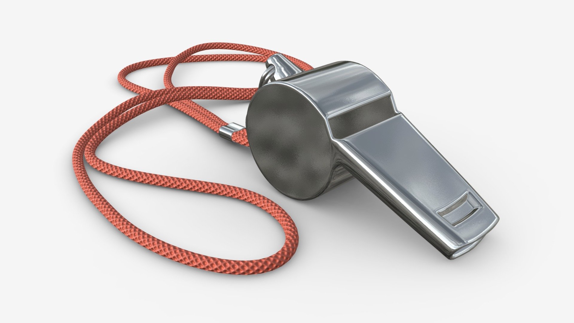Metal whistle - Buy Royalty Free 3D model by HQ3DMOD (@AivisAstics) 3d model