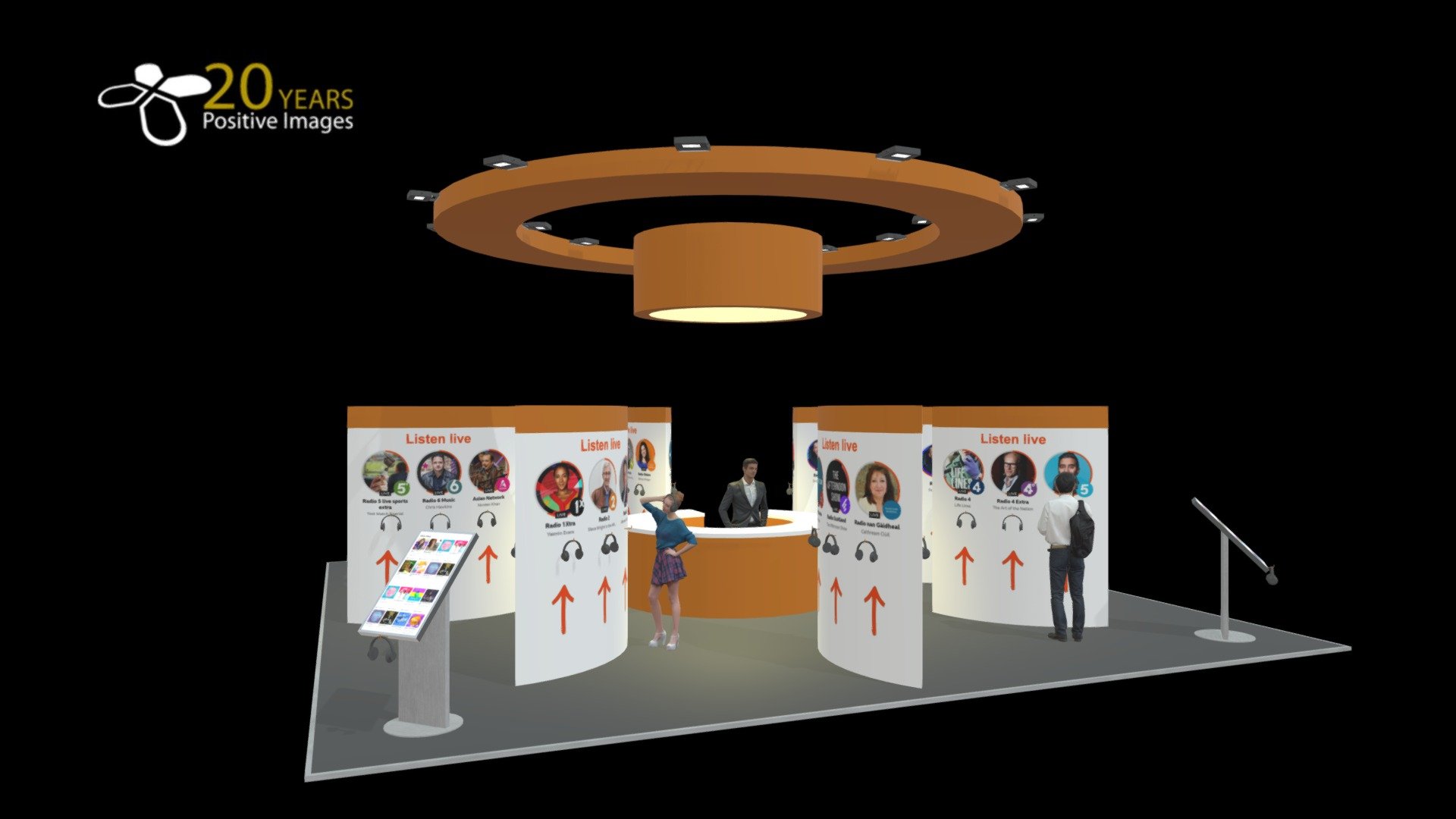 Custom exhibition stand - 3D model by Positive Images (@PositiveImages) 3d model