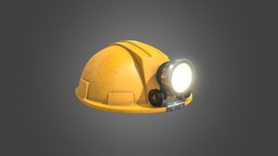 Hard hat hat, hard, miner, caps, worker, head, helmet, stylized