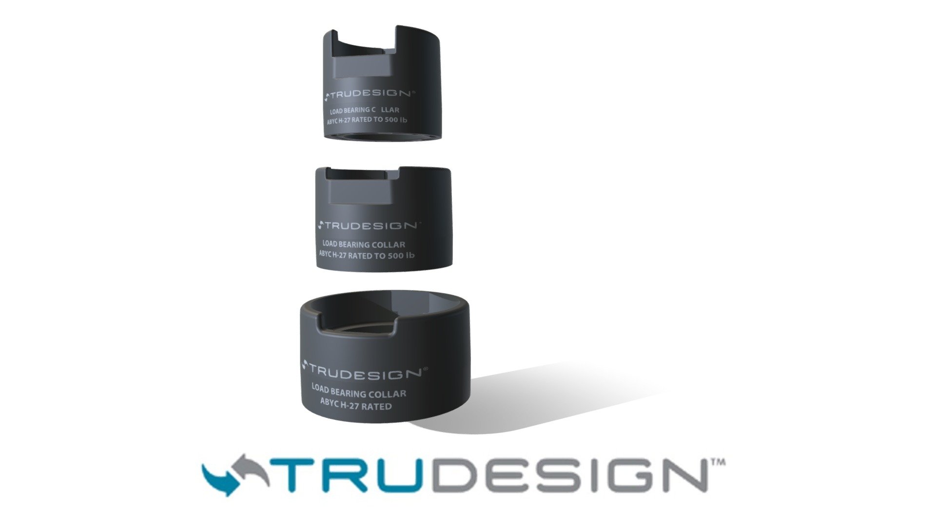 TruDesign Load Bearing Collars are designed for use with TruDesign Skin Fittings and Ball Valves. 
With the Collar in place, the Skin Fitting-Ball Valve-Hose Tail assembly will withstand a 500 lb (227 kg) static force applied to the Hose Tail end of the assembly, for a minimum of 30 seconds – complying with North American ABYC H-27 standards.
For more information visit: https://www.tek-tanks.com/shop/product/trudesign-load-bearing-collars - TruDesign Load Bearing Collars - 3D model by Tek Tanks (@martinrye) 3d model
