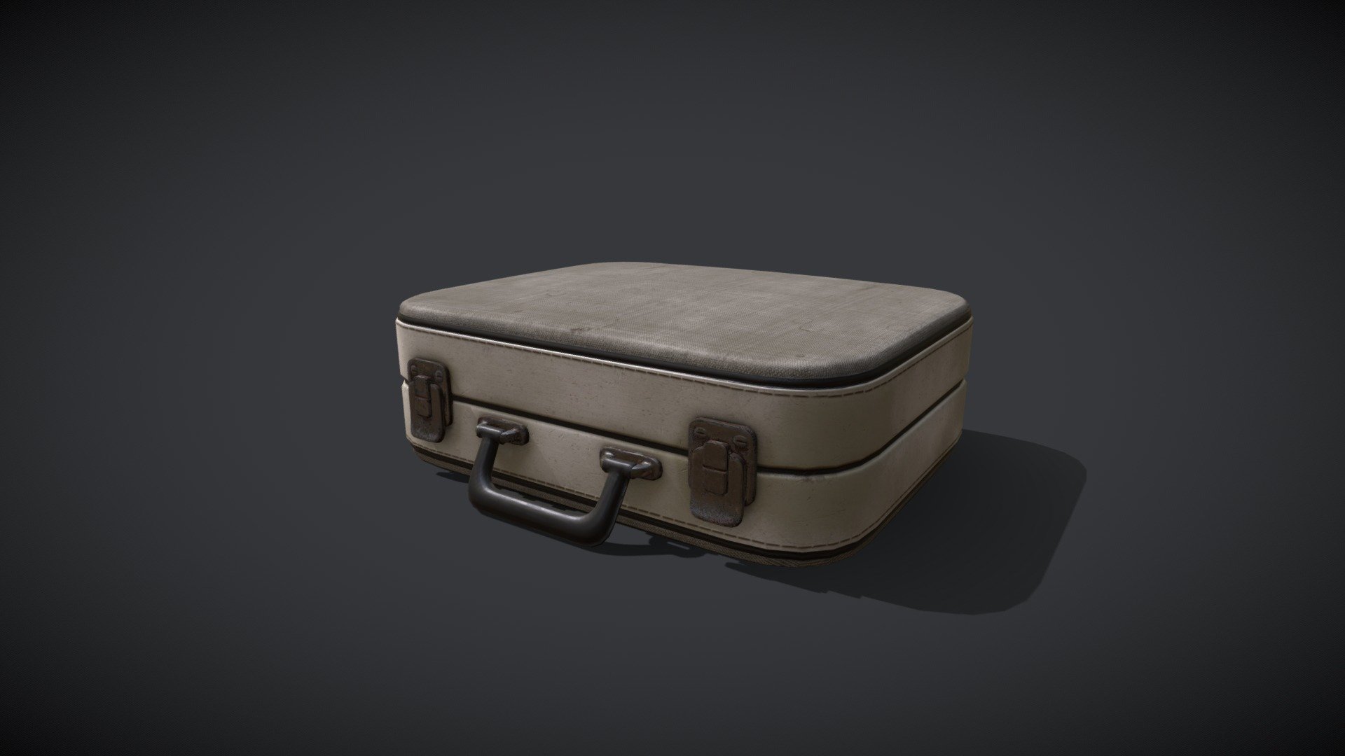 Old suitcase modeled in 3dsMax .Texturing in Substance Painter.
Suitable for a prop in games 3d model