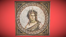 Bacchus Mosaic from Antioch (325-330 CE)