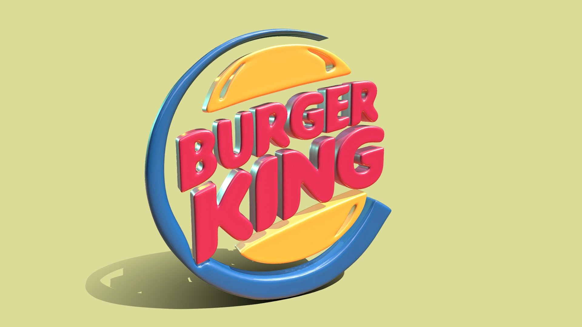 Hey guys. This is a new project of a Burger king logo part 2 I created. I hope you guys enjoy and like the model. Thanks - Burger King Logo 2 - Buy Royalty Free 3D model by Gabriel Diego (@gabrieldi_sousa) 3d model
