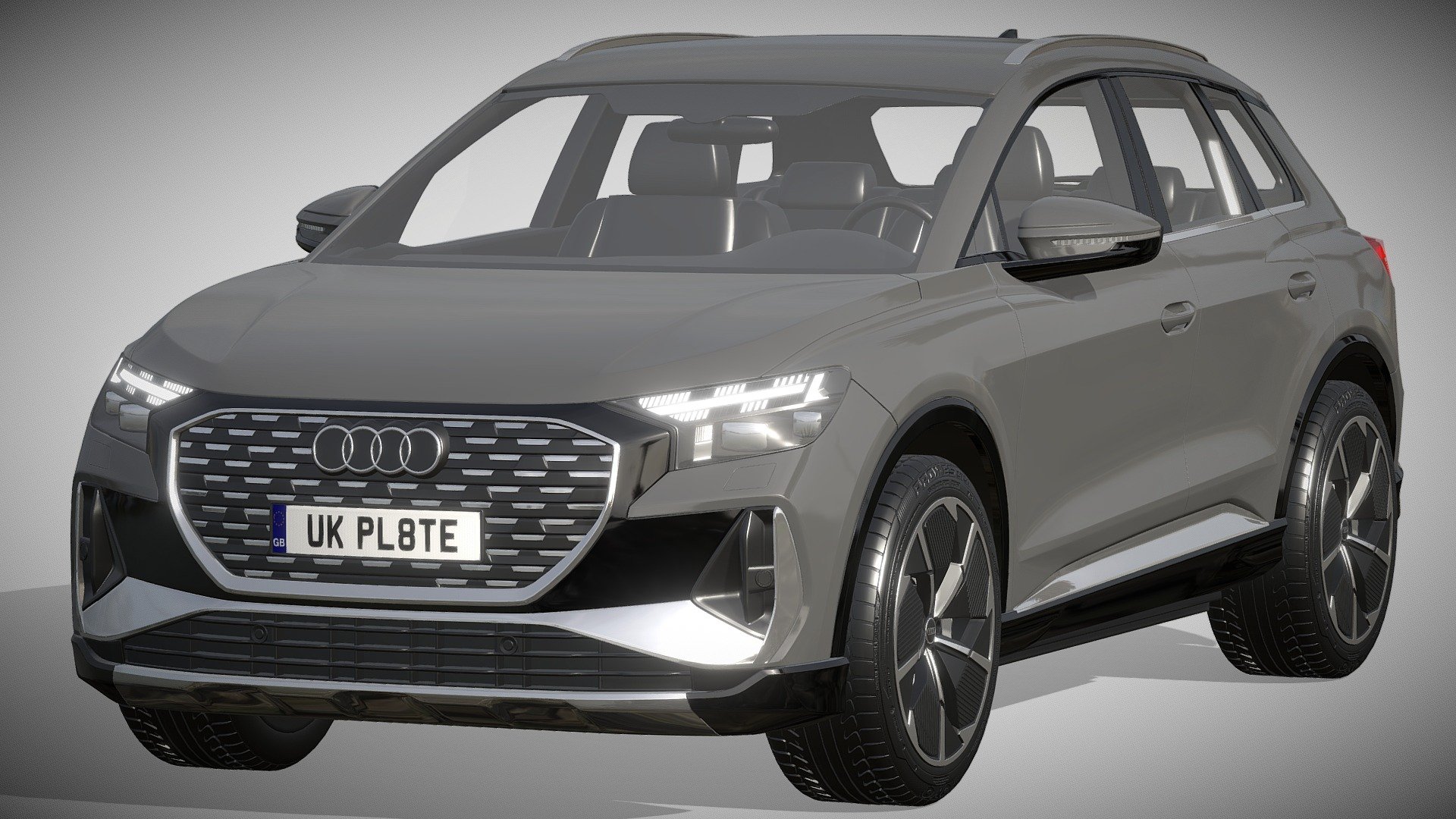 Audi Q4 e-tron

https://www.audi.de/de/brand/de/neuwagen/q4-e-tron/q4-e-tron.html#

Clean geometry Light weight model, yet completely detailed for HI-Res renders. Use for movies, Advertisements or games

Corona render and materials

All textures include in *.rar files

Lighting setup is not included in the file! - Audi Q4 e-tron - Buy Royalty Free 3D model by zifir3d 3d model