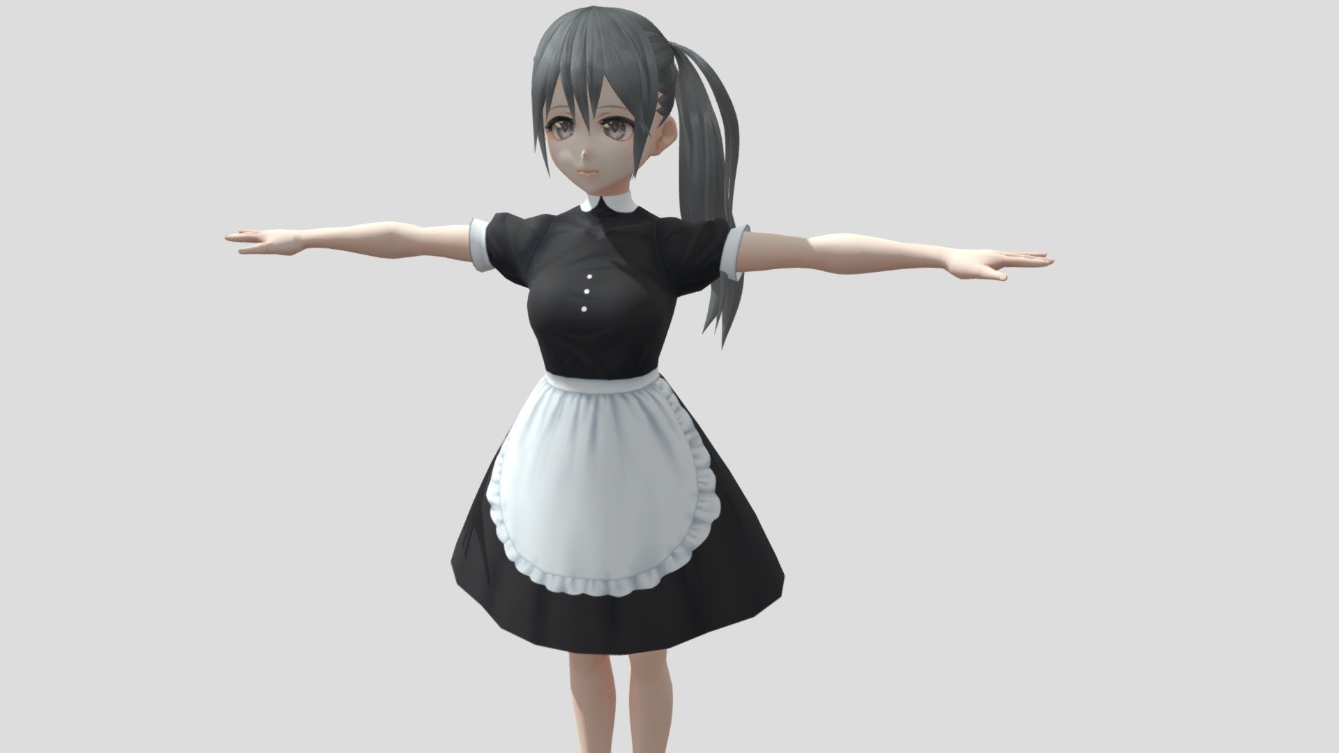 Model preview



This character model belongs to Japanese anime style, all models has been converted into fbx file using blender, users can add their favorite animations on mixamo website, then apply to unity versions above 2019



Character : Hina

Verts:16563

Tris:23448

Thirteen textures for the character



This package contains VRM files, which can make the character module more refined, please refer to the manual for details



▶Commercial use allowed

▶Forbid secondary sales



Welcome add my website to credit :

Sketchfab

Pixiv

VRoidHub
 - 【Anime Character】Hina (Maid V2/Unity 3D) - Buy Royalty Free 3D model by 3D動漫風角色屋 / 3D Anime Character Store (@alex94i60) 3d model
