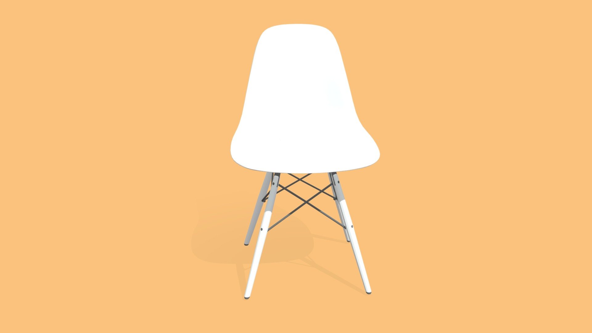 Classic Eames chair 3d model
