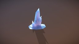 Ice spike vfx, ice, effect, spell, freezing, fx, cold, freeze, frost, cartoon, blender, animated, noai