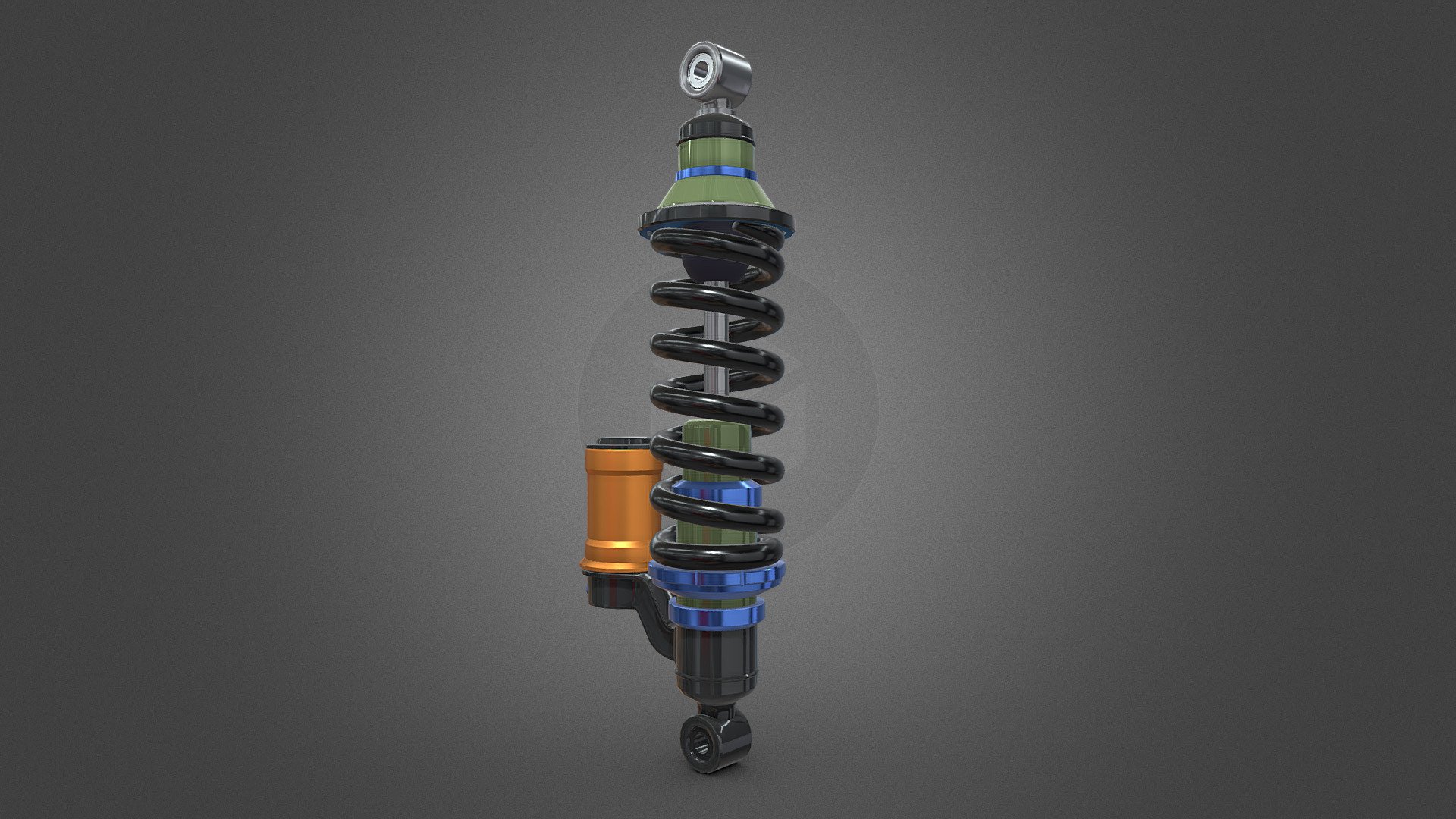 A part for my latest project. Brandless sports shock absorber created to be used in sports car suspensions in other projects. I was going for the possibility to use this model in multiple projects later to save time and make them more detail 3d model