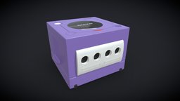 Nintendo Game Cube console, nintendo, classic, gamecube, game, video