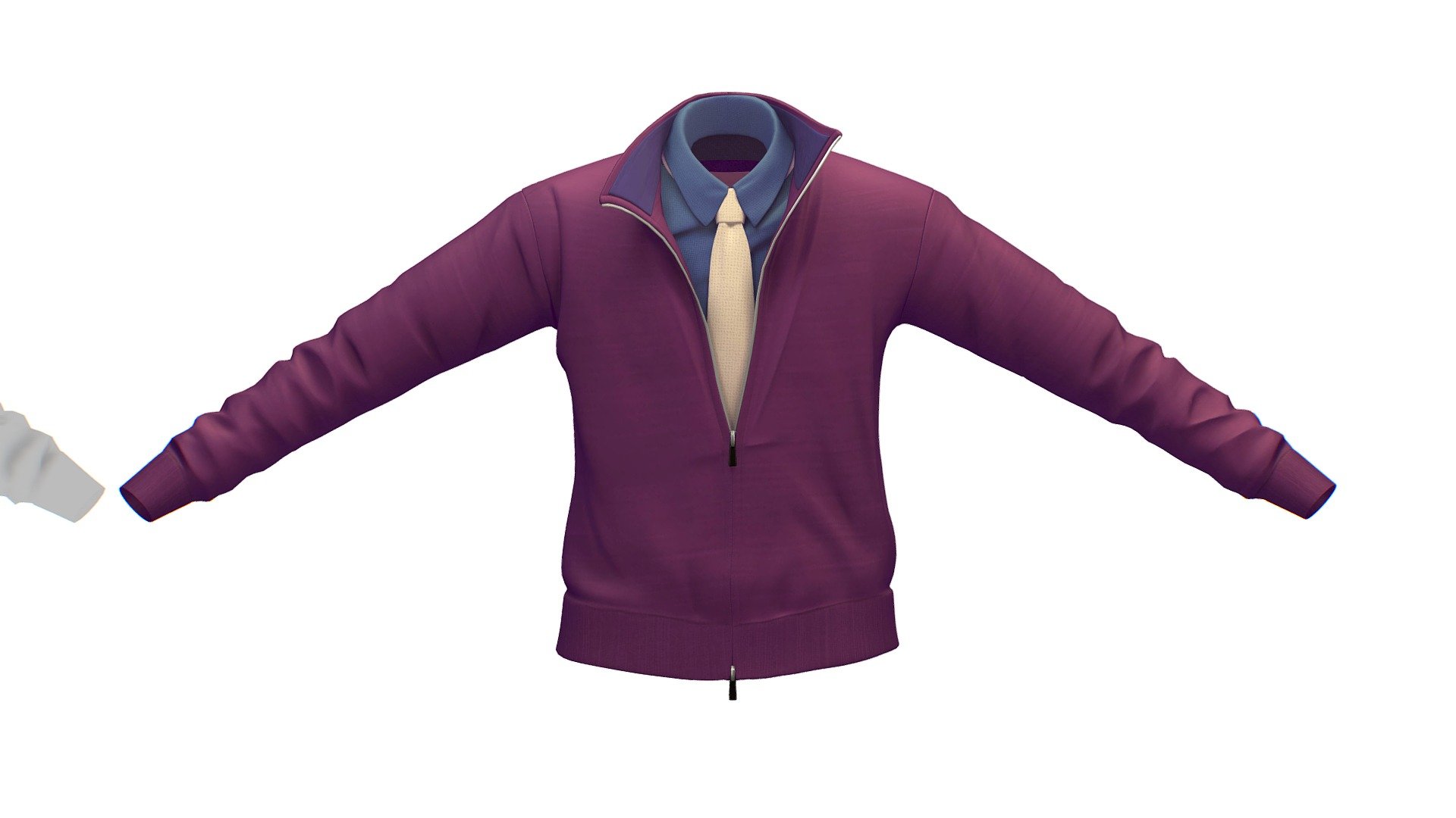 Cartoon High Poly Subdivision Purple Jacket

No HDRI map, No Light, No material settings - only Diffuse/Color Map Texture (2400x2400)

More information about the 3D model: please use the Sketchfab Model Inspector - Key (i) - Cartoon High Poly Subdivision Purple Jacket - Buy Royalty Free 3D model by Oleg Shuldiakov (@olegshuldiakov) 3d model