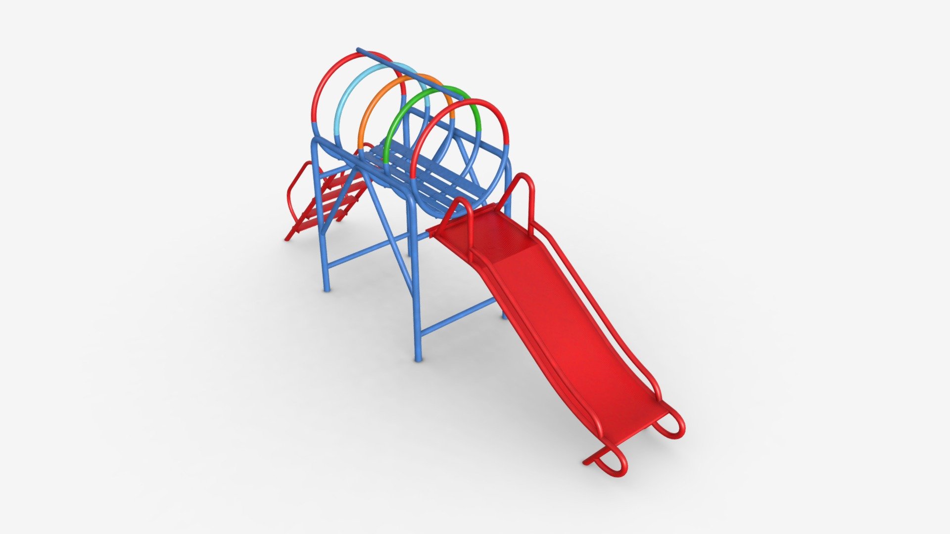 Playground barrel slide 01 - Buy Royalty Free 3D model by HQ3DMOD (@AivisAstics) 3d model
