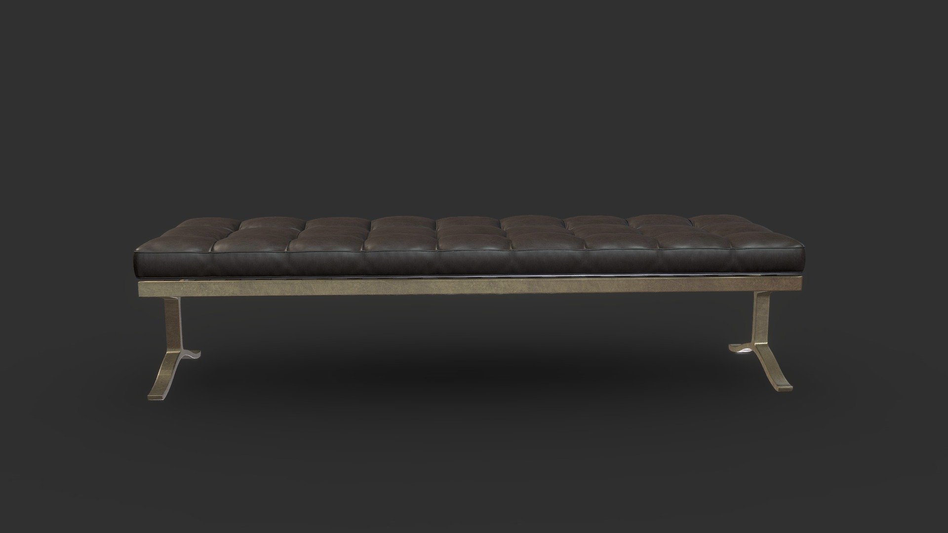 Brass And Leather Bench by Nicos Zographos 

Dimensions:

W 1778 x D 533 x H 431

Seat height: 431 mm

Model link: https://3dsky.org/3dmodels/show/brass_and_leather_bench

Tags: 1960s, modern, classic, bench, daybed, tufted, button, ottoman, chesterfield - Brass And Leather Bench - Buy Royalty Free 3D model by RC3D (@rc.3d) 3d model