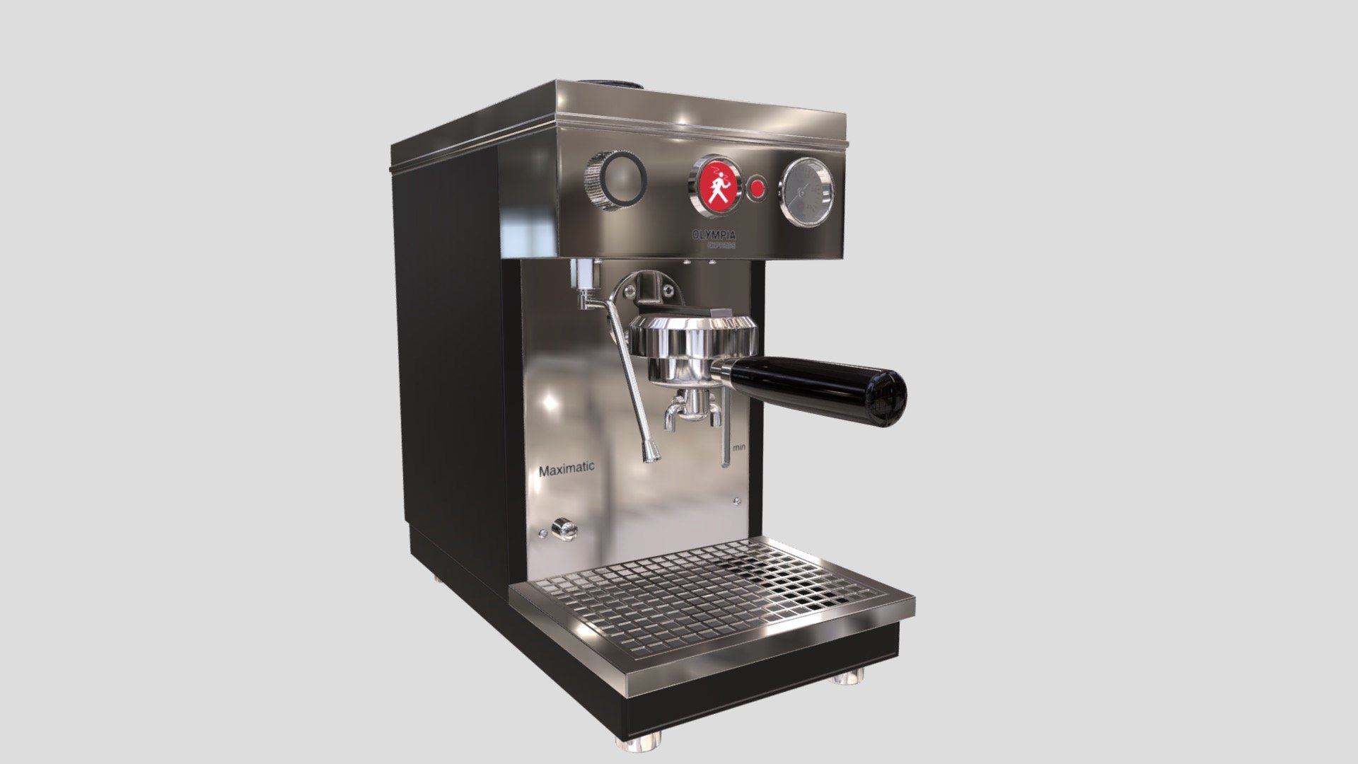 Olympia Express Maximatic 
4k textures - Coffee Maker - Buy Royalty Free 3D model by DRSJir 3d model