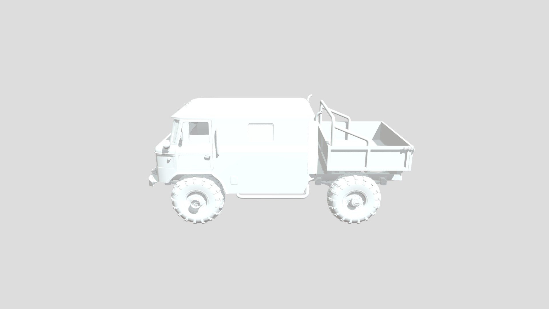 gaz 66 - шишига - 3D model by vdmitriyk 3d model