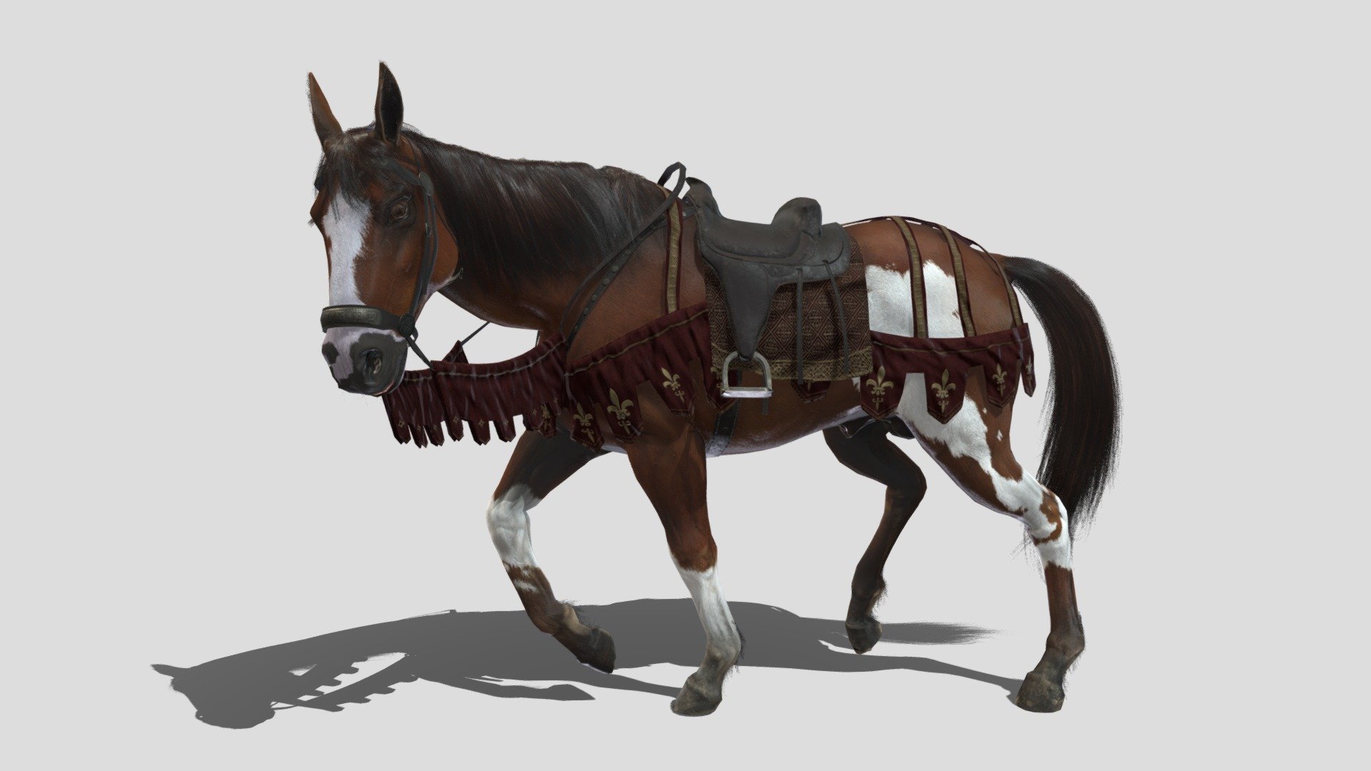 Game dev horse for testing with unreal.

Some old clips can be seen here:  https://www.youtube.com/watch?v=Onh7UwBSQPk - Horse - 3D model by studio lab (@leonlabyk) 3d model