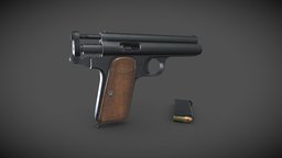 Frommer Stop 1912 army, handgun, historical, acp, bullet, firearms, wepon, pistol, ww1, hungarian, rudolf, semi-automatic, stop, 380, world-war, blowback, frommer, military, royal, 765mm, long-recoil