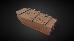 Stylized Coffin games, assets, death, prop, gravestone, grave, scary, coffin, props, horrorgame, substancepainter, substance, stylized, monster, halloween, horror