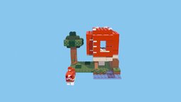 Lego Mushroom House 