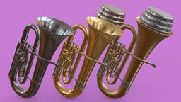 Tuba music, instrument, jazz, unreal, orchestra, props, ue4, lowpoly-gameasset-gameready, tuba, tubas, unity3d, ue4ready, unity3dready, brass-instrument, ue5, tuba_boss_theme, worn-instrument, high-brass, marching-band, marching-band-instrument