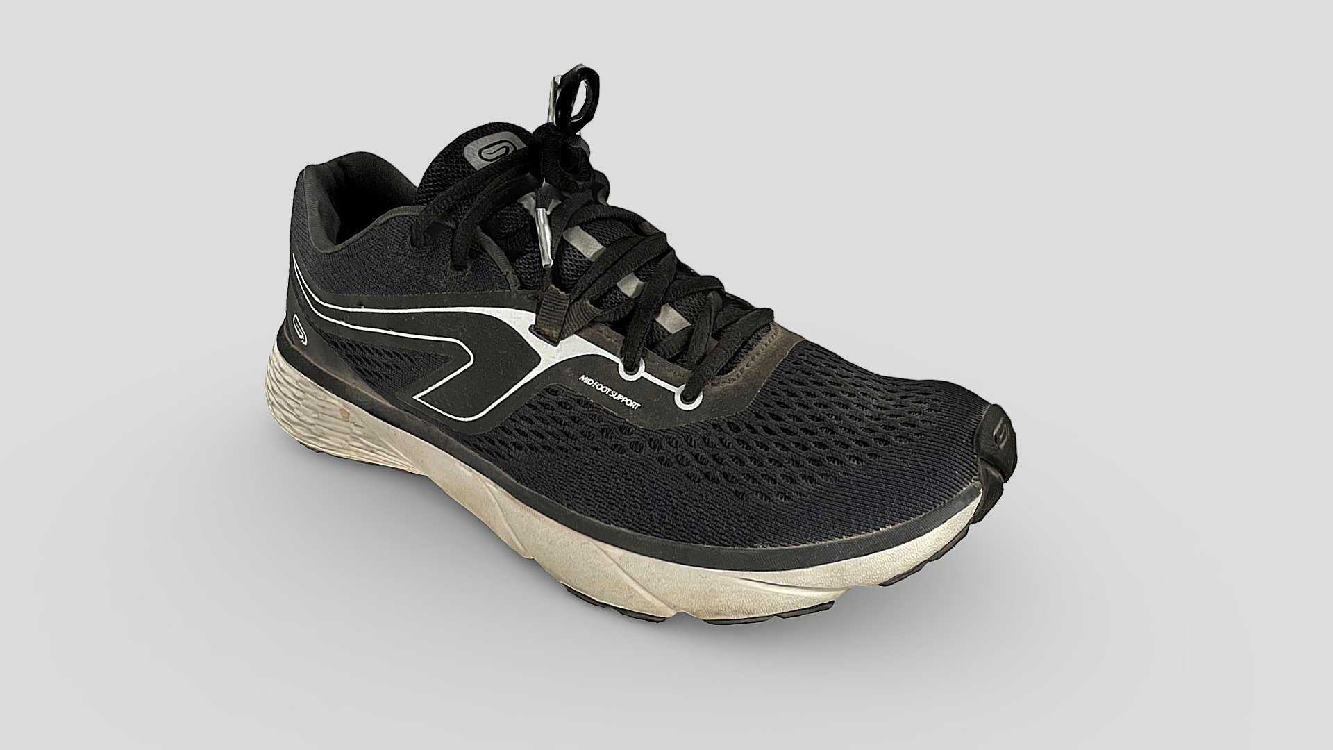 Scanned with Polycam Photo Mode and cleaned in Blender - Grey Running Shoes - Buy Royalty Free 3D model by Aupuma 3d model