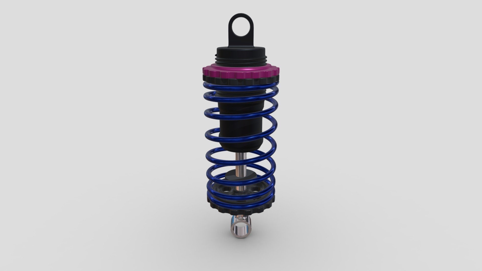 rc car suspension - rc P1 suspension concept pastel colour - 3D model by FPS_Design 3d model