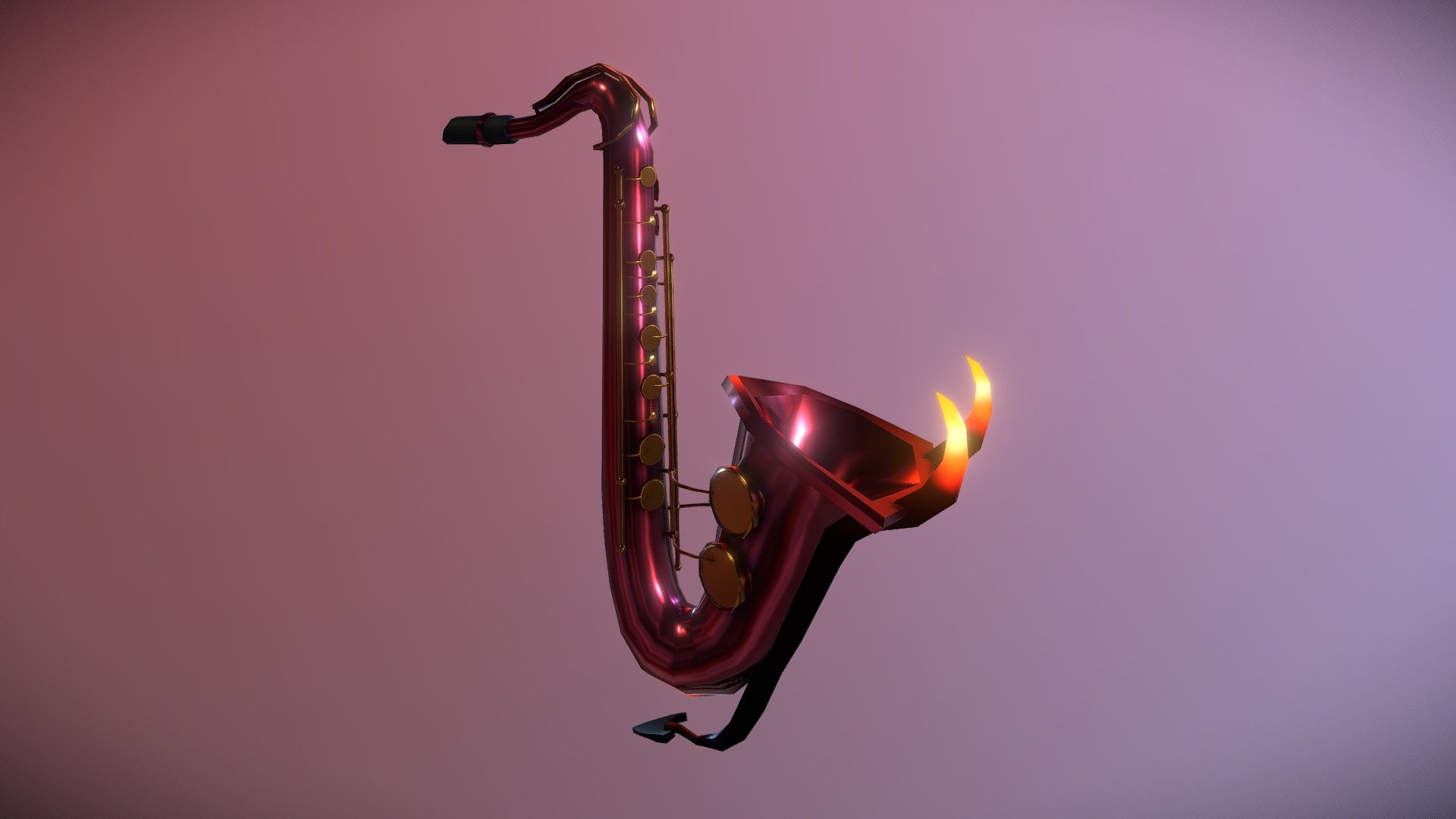 A devilish instrument that charms the unknowning.

Also comes with a cute little demon.

Made for a game school project.
Modeled in Maya. Textures were done in substance painter and photoshop.

Concept by Xerbatt

https://www.deviantart.com/sherbatt

https://sketchfab.com/Xerbatt - Devil's Saxophone - 3D model by Yno Dela Cruz (@MrFruitSalt) 3d model