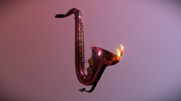 Devils Saxophone instrument, saxophone
