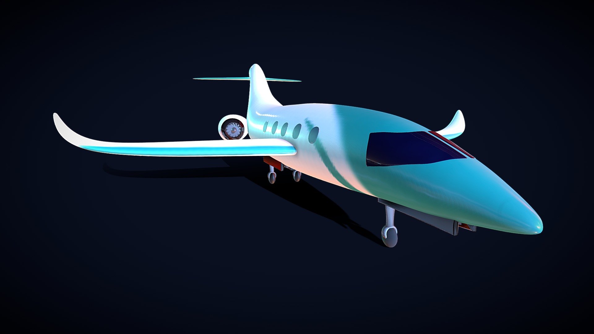 Airplane 3D to use on your projects 3d model