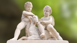 Cupids playing with a goat goat, spain, playing, escultura, photogrametry, statue, gardens, fotogrametria, valencia, photogrammetrie, photogrammtrie, fotogrametria-3dscanning-photogrammetry, monforte, cupids, photogrammetry, sculpture
